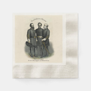 Serviette En Papier 🎄 ✨ États-Unis Généraux du Sud