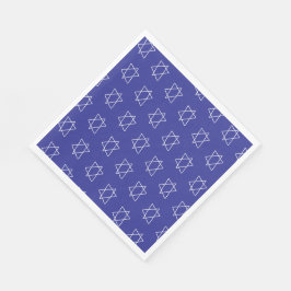 Serviette En Papier Étoile simple de David B'nai Bat Bar Mitzvah juif