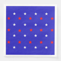 Étoiles blanches et rouges - Motif étoilé