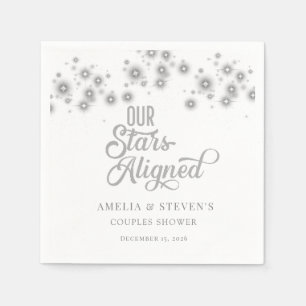 Serviette En Papier Étoiles de Galaxie   Douche Couples