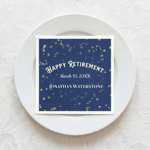 Serviette En Papier Étoiles de la partie de retraite
