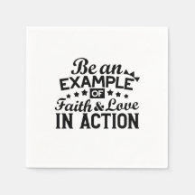 Être un exemple de foi et d'amour en action