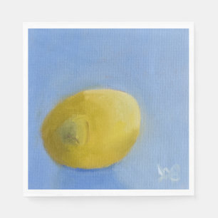 Serviette En Papier Étude sur le citron