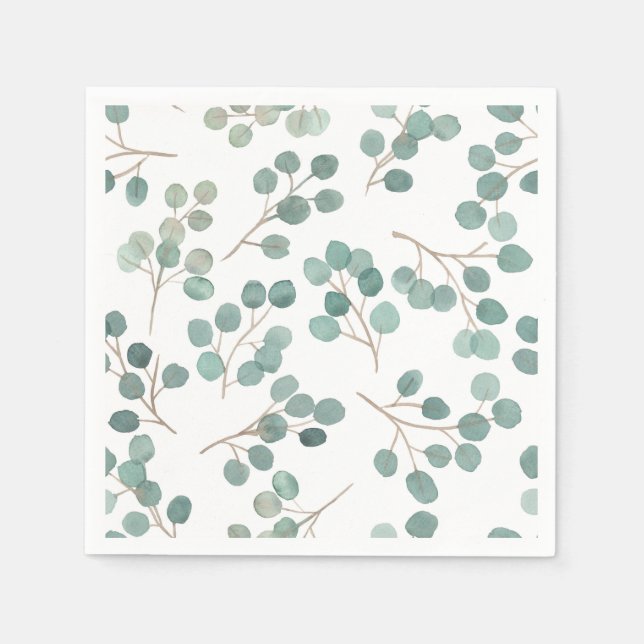 Serviette En Papier Eucalyptus (Devant)