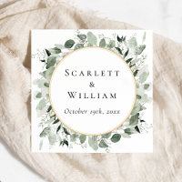 Eucalyptus Green Sage Gold Mariage vert