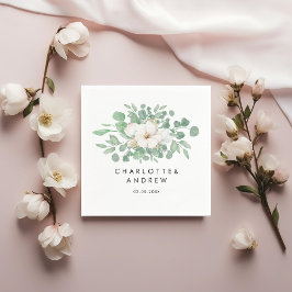 Serviette En Papier Eucalyptus simpel élégant