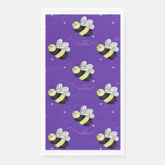 Serviette En Papier Événement commercial Purple Bumblebee