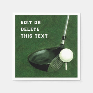 Serviette En Papier Événement de golf