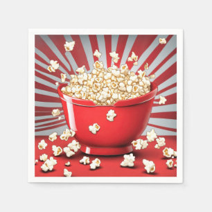 Serviette En Papier Explosion de Popcorn Bowl