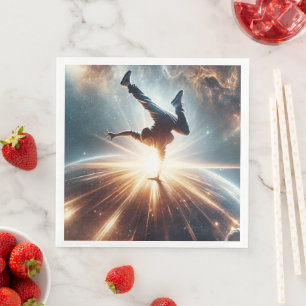 Serviette En Papier Explosion de rupture galactique dans l'espace prof