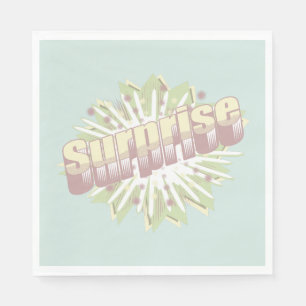 Serviette En Papier Explosion d'onomatopée surprise