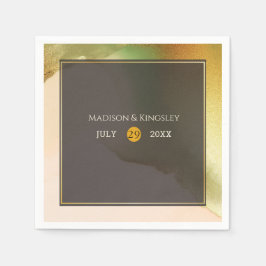 Serviette En Papier Fab Chartreuse 🤵 audacieux et élégant Mariage bud