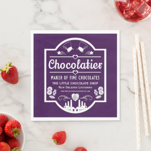Serviette En Papier Fabricant de chocolatier