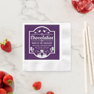 Serviette En Papier Fabricant de chocolatier