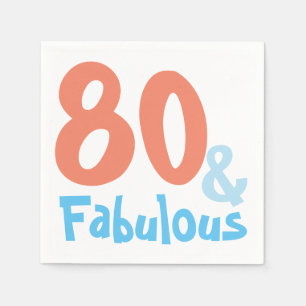Serviette En Papier Fabuleuse fête d'anniversaire