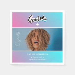 Serviette En Papier Faire-part de diplôme