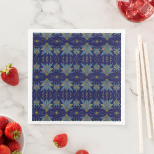 Serviette En Papier Fairy Stars Marine Papier serviettes