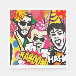 Serviette En Papier Fais la fête