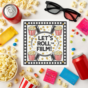 Serviette En Papier Faisons Défiler les Serviettes de Film Soirée Ci