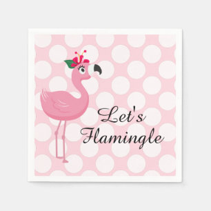 Serviette En Papier Faisons flamingle...
