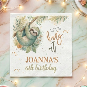 Serviette En Papier Faisons la fête pour l'anniversaire des enfants pa