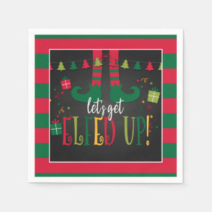 Serviette En Papier Faisons une fête de Noël