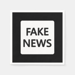 SERVIETTE EN PAPIER FAKE NEWS PAPER NAPKIN