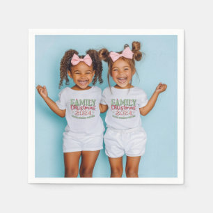 Serviette En Papier Famille Noël