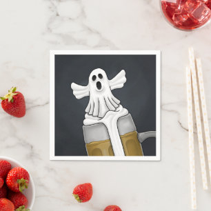 Serviette En Papier Fantôme effrayant d'Halloween