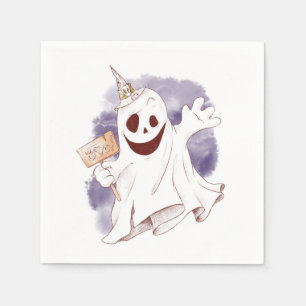 Serviette En Papier Fantôme mignon