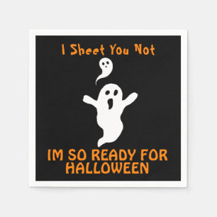 Serviette En Papier Fantômes prêts pour l'Halloween