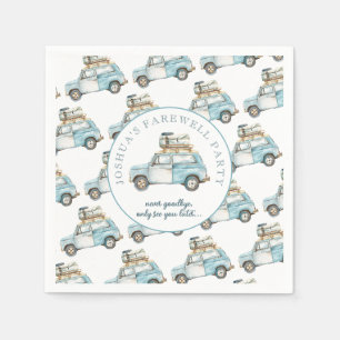 Serviette En Papier Farewell Grad Cute Car Partir Fête