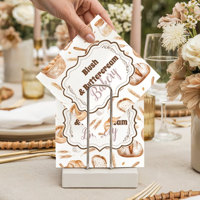 Serviette En Papier Farmhouse Artisan Bakery (Créateur téléchargé)