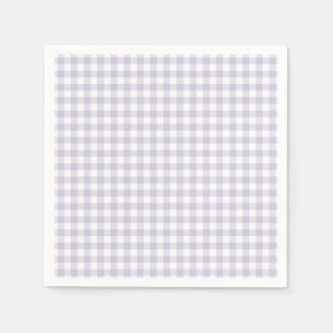 Serviette En Papier Faye et Lauren Carreaux Violet Pastel