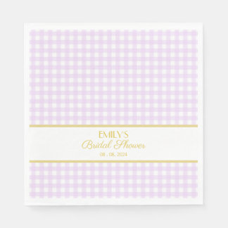 Serviette En Papier Faye et Lauren Lumière Violet Célébration