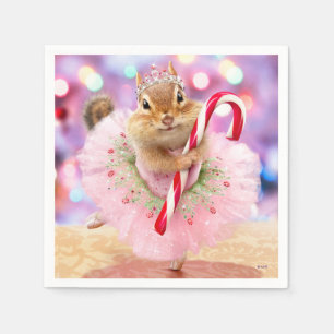 Serviette En Papier Fée de prune de Chipmunk