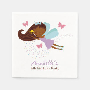 Serviette En Papier Fée mignonne Princesse Filles Anniversaire