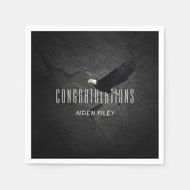 Serviette En Papier Félicitations au scout (Devant)