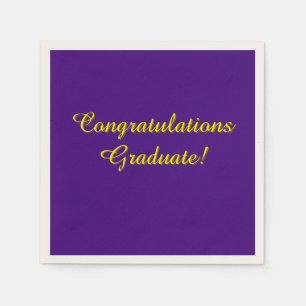 Serviette En Papier Félicitations aux diplômés