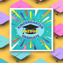 Serviette En Papier Félicitations ! Fête de fin d'études en maternelle
