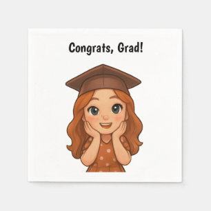 Serviette En Papier Félicitations Grad