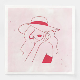 Serviette En Papier Femme