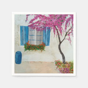 Serviette En Papier Fenêtre grecque