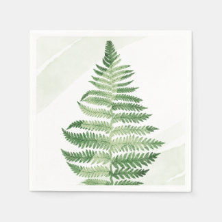 Serviette En Papier Ferme verte minimaliste