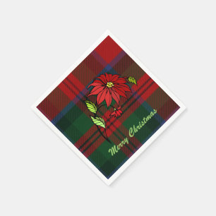 Serviette En Papier Festive Clan MacDuff Plaid Holiday Napkins