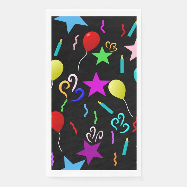 Serviette En Papier Fête ! (Devant)