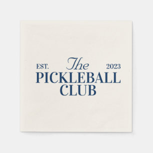 Serviette En Papier Fête à thème du Pickleball