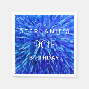 Serviette En Papier Fête d'anniversaire abstraite de serviettes de