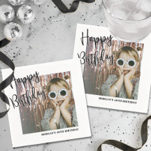 Fête d'anniversaire avec photo personnalisée