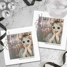 Fête d'anniversaire avec photo personnalisée
